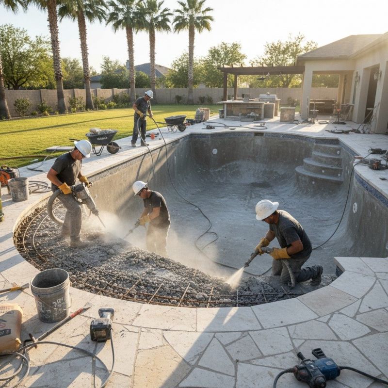 Pool Concrete Resurfacing